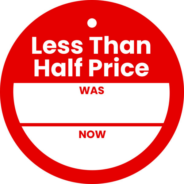 less-than-half-price-swing-tag