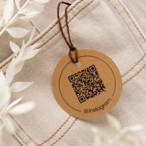 Retail tags designed for versatile use across various products, featuring bold branding, clear pricing, and barcode integration, with reinforced eyelets for secure hanging, optimizing product visibility and sales efficiency in retail environments.