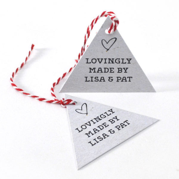 triangle swing tags