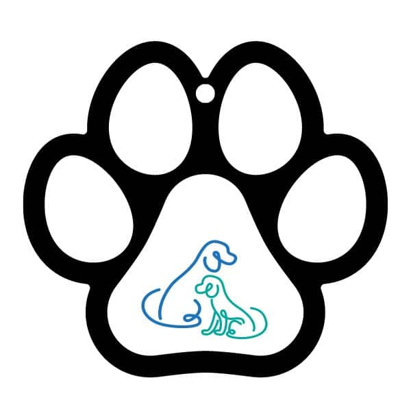 Paw Print Swing Tags - Printed Swing Tags UK