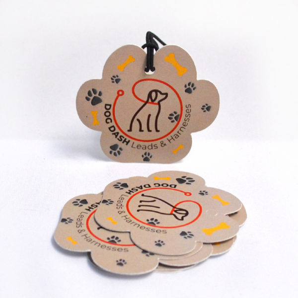 paw shaped swing tag