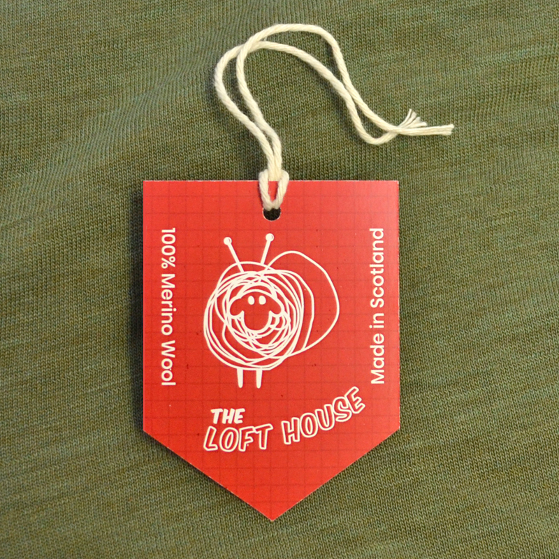 shield shaped clothing tag