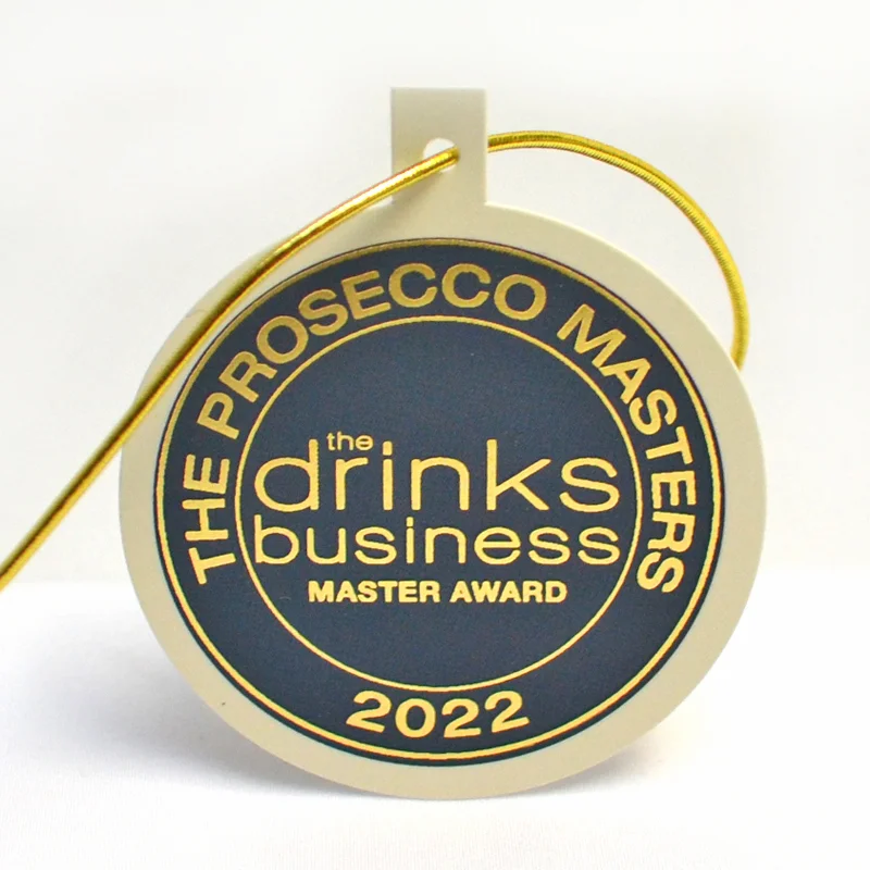 Gallery 9 bauble swing tag with gold foil