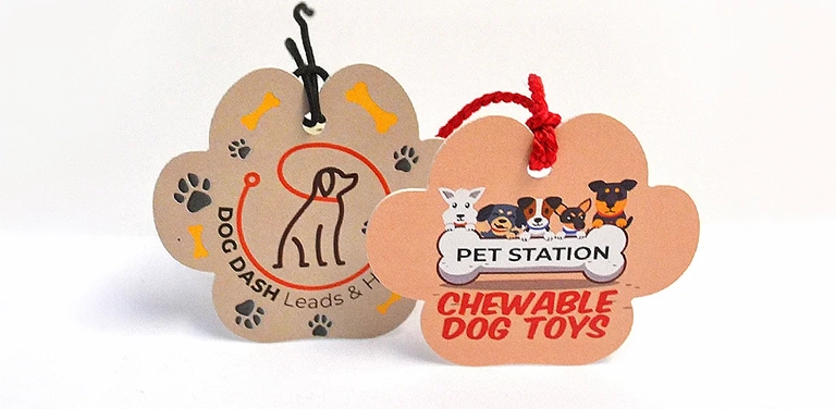 dog paw print swing tags lg
