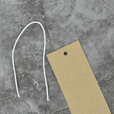 Swing Tag Finishing Options 2 string supplied